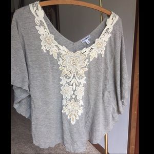 Express Beaded Boho Shirt